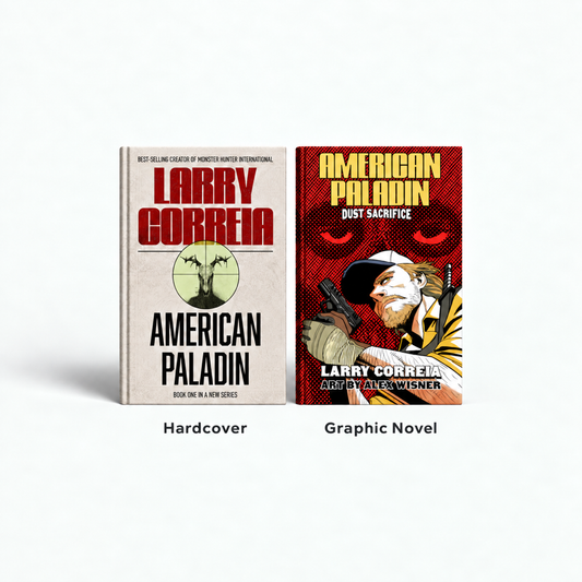 American Paladin hardcover and American Paladin: Dust Sacrifice graphic novel bundle