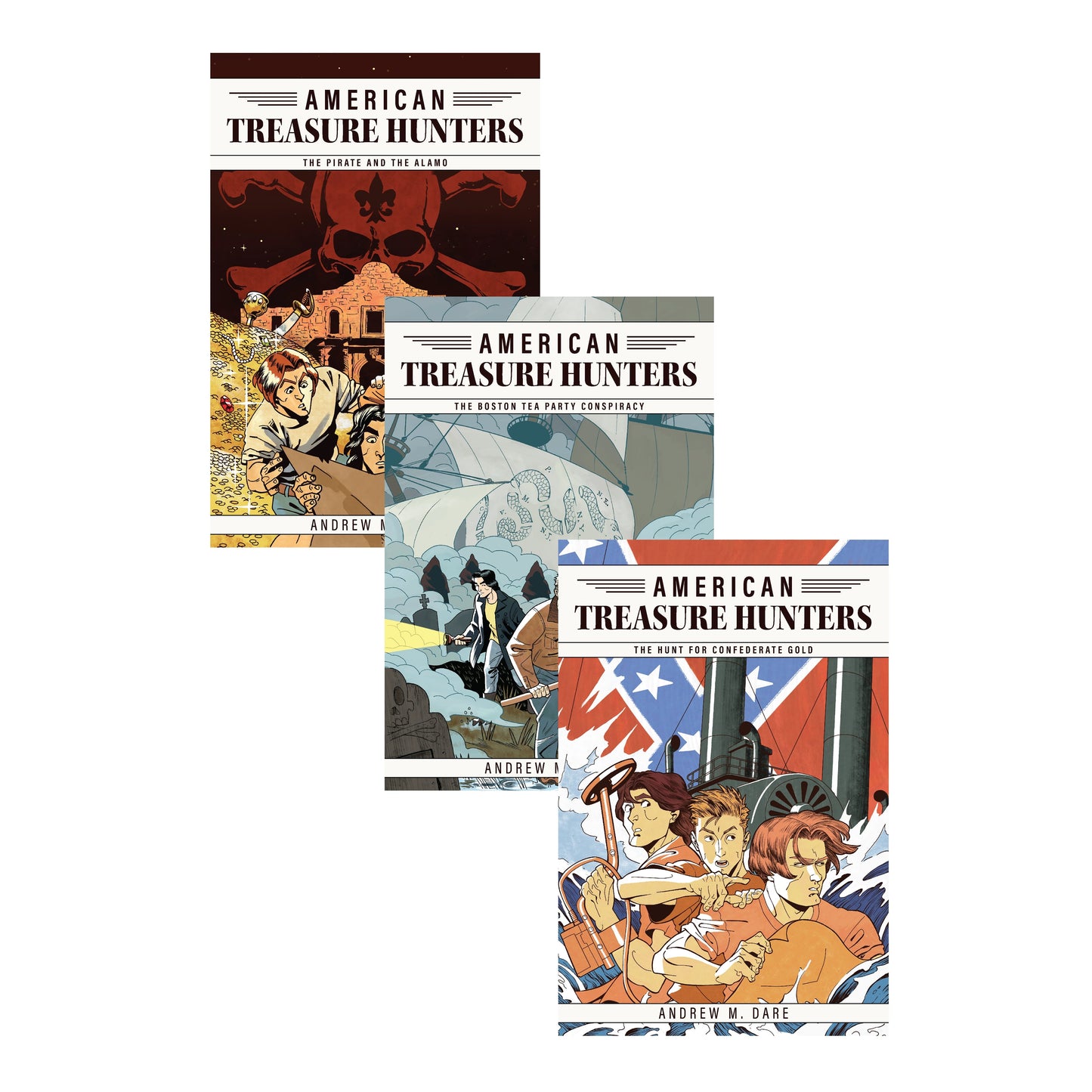 American Treasure Hunters Bundle — books 1, 2, and 3