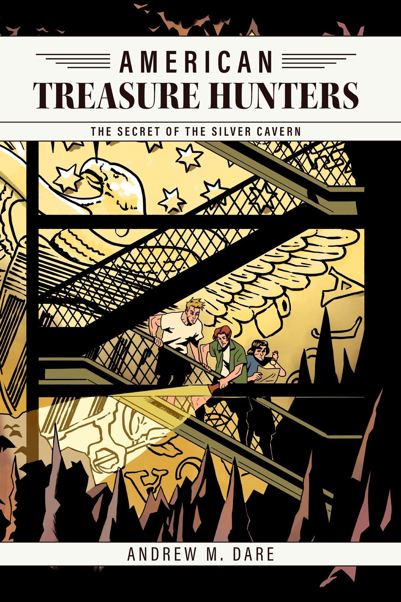 The Secret of the Silver Cavern by Andrew M. Dare — hardcover