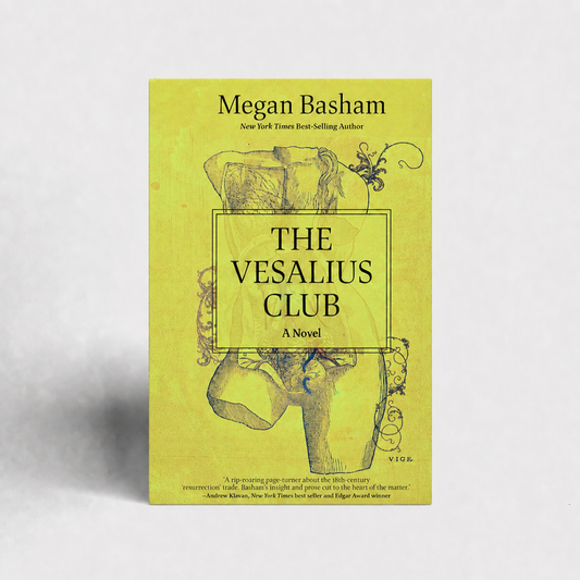 The Vesalius Club by Megan Basham hardcover product mockup